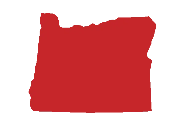 Map of Oregon